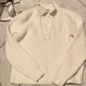Jcrew White Sweater